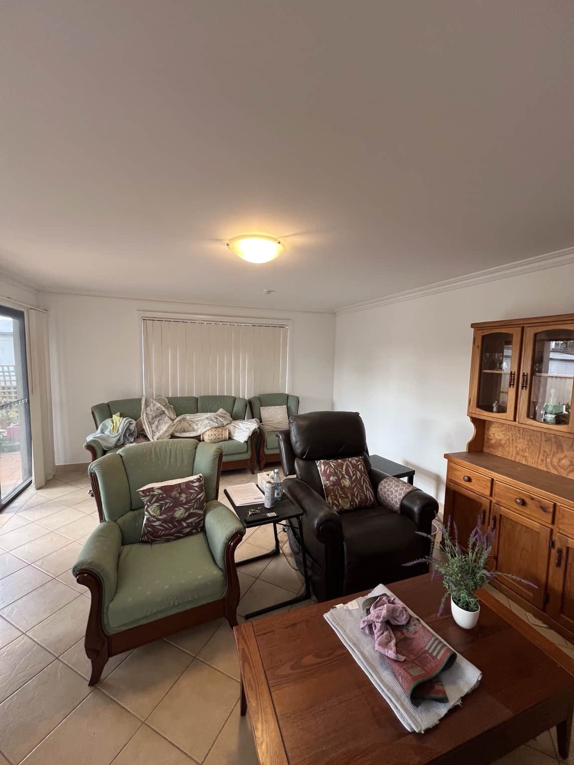 Living room after professional interior repainting in a Merrylands home
