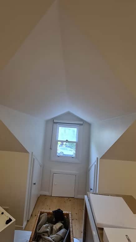 Freshly repainted interior walls in Alexandria NSW