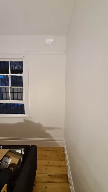 High-quality interior repaint using Porter's Paints