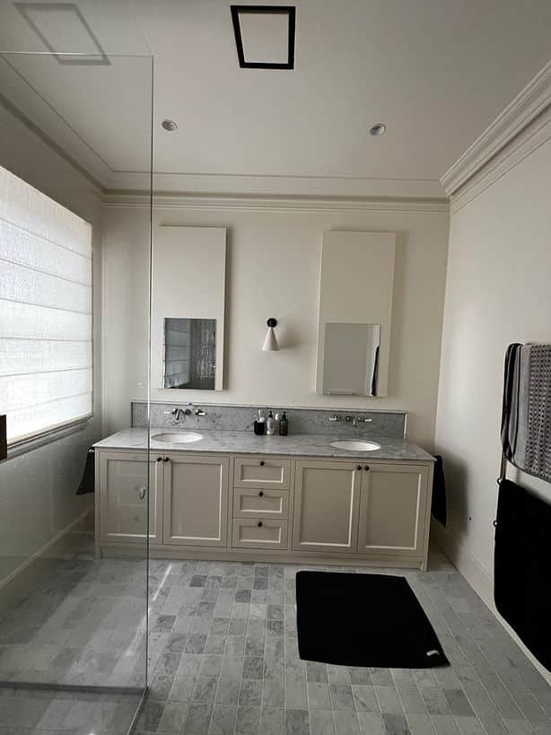 Freshly painted interior walls in Dover Heights NSW