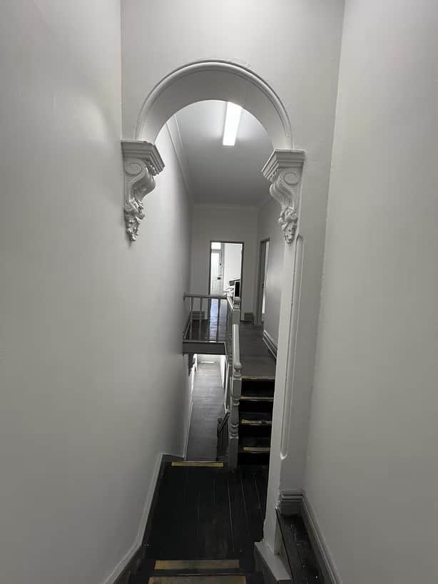 Heritage accommodation room after professional painting