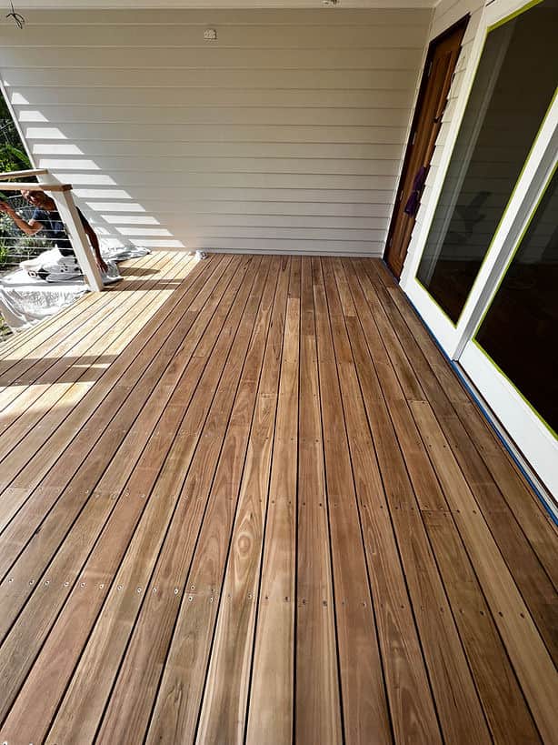 Beautifully restored outdoor deck in Hornsby NSW