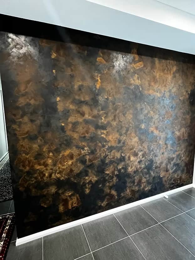 Premium rust effect wall finish completed in Kellyville NSW