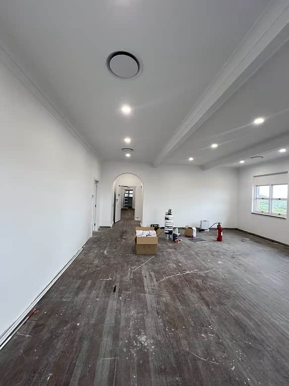 Freshly painted heritage commercial hallway in Oatlands