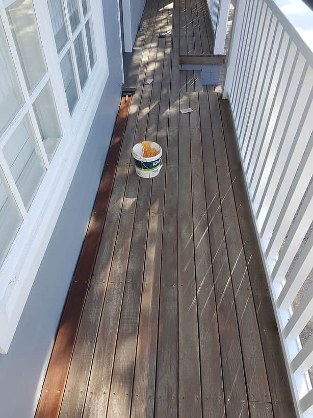 Professional timber deck restoration by Sky Painting & Decorating