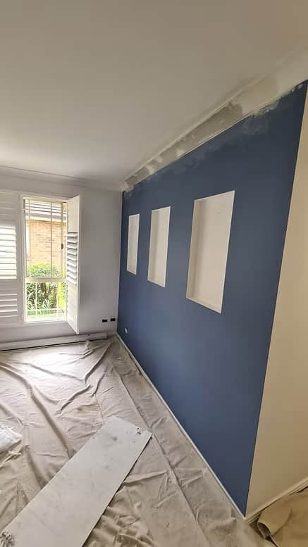 Premium Dulux interior repaint completed in Sylvania