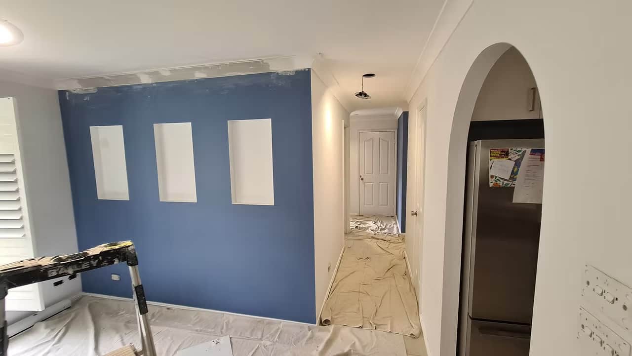 Premium Dulux paint finish in Sylvania home
